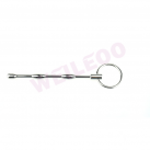 Катетер уретральный из нержавеющей стали и кольцами 130*8 мм  photo 1