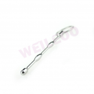 Катетер уретральный из нержавеющей стали и кольцами 130*8 мм  photo 4