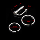 Расширитель уретры из нержавеющей стали A001 Sounding Tube, 40 мм photo 3