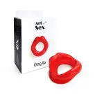 Кляп у формі губ Art of Sex - Gag lip, Червоний photo 3