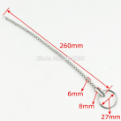 Расширитель уретры с подключением к электростимулятору. Нержавеющая сталь.  photo 3