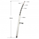 Катетер уретральный из нержавеющей стали с бусами photo 2