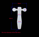 Белый Силиконовый Катетер для Уретры, 46 мм photo 6