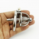 Пояс верности для мужчин. Нержавеющая сталь. С замком. С катетером для стимуляции уретры. photo 5