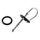 Расширитель уретры. Нержавеющая сталь. С силиконовым кольцом. 8х60 мм. photo 2