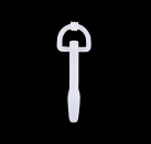 Катетер уретральный силиконовый черный 81 мм photo 3