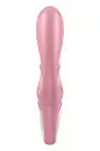 Смартвібратор-кролик Satisfyer Hug Me Pink, 2 мотори, діаметр 4,2см, широка кліторальна частина photo 5