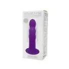 Двошаровий ділдо з вібрацією Adrien Lastic Hitsens 3 Purple, відмінно для страпона, діаметр 4 см photo 6
