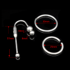 Катетер для уретры из нержавеющей стали photo 1