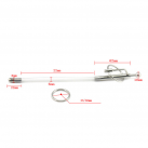 Катетер уретральный из нержавеющей стали с прозрачной трукой photo 3