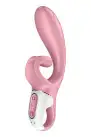 Смартвібратор-кролик Satisfyer Hug Me Pink, 2 мотори, діаметр 4,2см, широка кліторальна частина photo 2