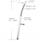 Катетер уретральный из нержавеющей стали 10*360 мм photo 3