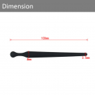 Катетер уретральный силиконовый 100 мм photo 3