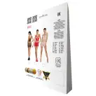 Бодістокінг — мінісукня з метеликами Passion BS090 white photo 7