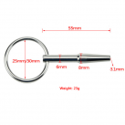 Расширитель уретры из нержавеющей стали с двумя кольцами photo 4