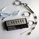 Электростимулятор с расширителем уретры, кольцами. photo 3