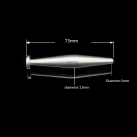 Катетер уретральный из нержавеющей стали 12*73 мм photo 1