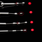 Расширитель для уретры из нержавеющей стали DIY A248 photo 4