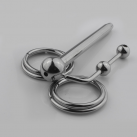 Катетер уретральный из нержавеющей стали и кольцами photo 6