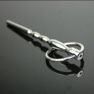 Металлический расширитель для уретры с кольцом photo 1