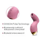Вакуумный клиторальный стимулятор Svakom Pulse Pure Pale Pink, 5 режимов, 5 интенсивностей в каждом photo 3