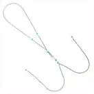 Прикраса для сосків Art of Sex - Nipple Clamps Arrow, колір м'ятний photo 2