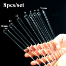 Стеклянный расширитель для уретры, 5-12 мм, 8 шт. photo 2