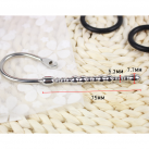 Расширитель уретры.  Нержавеющая сталь с силиконовым кольцом. photo 4