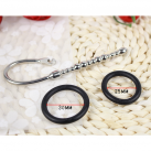 Расширитель уретры.  Нержавеющая сталь с силиконовым кольцом. photo 3