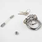 Насадка на пенис из нержавеющий стали с катетером для уретры photo 4