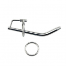 Расширитель для уретры из нержавеющий стали с кольцом, 115*10 мм photo 2