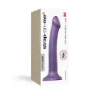 Насадка для страпону Strap-On-Me Mono Density Dildo Violet M, діам. 3,3 см, одношаровий силікон photo 5