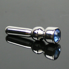 Расширитель для уретры из нержавеющий стали со стразом, 48 мм photo 1