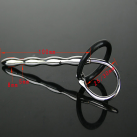 Катетер уретральный из нержавеющей стали с кольцом для мужчин photo 1