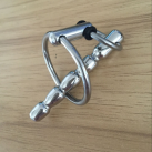 Расширитель для уретры из нержавеющий стали с кольцом photo 2