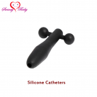 Катетер уретральный силиконовый с 2 шариками для мужчин photo 2