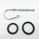 Катетер уретральный из нержавеющей стали с кольцом для мужчин 105 мм  photo 6