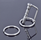 Расширитель для урерты стальной с 2 кольцами на пенис photo 2