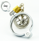 Мужской стальной пояс верности с замком photo 2