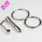 Расширитель уретральный из нержавеющей стали с кольцом для мужчин photo 3