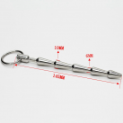 Расширитель для уретры из нержавеющий стали с кольцом photo 3