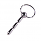 Катетер уретральный из нержавеющей стали с кольцом для мужчин 8*85 мм photo 1