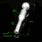 Расширитель для уретры из нержавеющий стали Hollow A043 photo 6