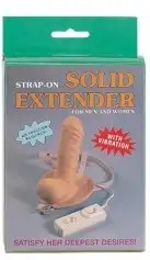 Страпон VIBRATING SOLID EXTENDER (15см)   photo 2