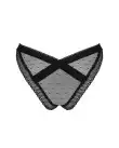 Мереживні трусики із заниженою талією Obsessive Estiqua panties XS/S, black photo 4