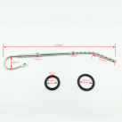 Катетер уретральный с бусами из нержавеющей стали для мужчин 270 мм photo 3