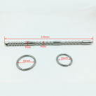 Катетер уретральный из нержавеющей стали для мужчин 210 мм photo 5