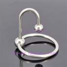 Катетер уретральный из нержавеющей стали с шариками и кольцом для мужчин  photo 2