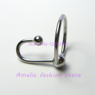 Катетер уретральный из нержавеющей стали с шариками и кольцом для мужчин  photo 4