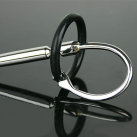 Катетер уретральный из нержавеющей стали из силиконовым кольцом для мужчин  photo 4